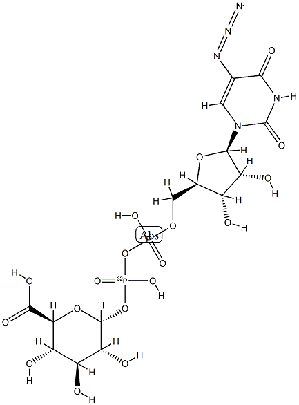 5-azido-UDP-glucuronic acid 结构式