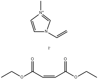 1-vinyl-3-methylimidazole-maleic acid diethyl ester copolymer 结构式