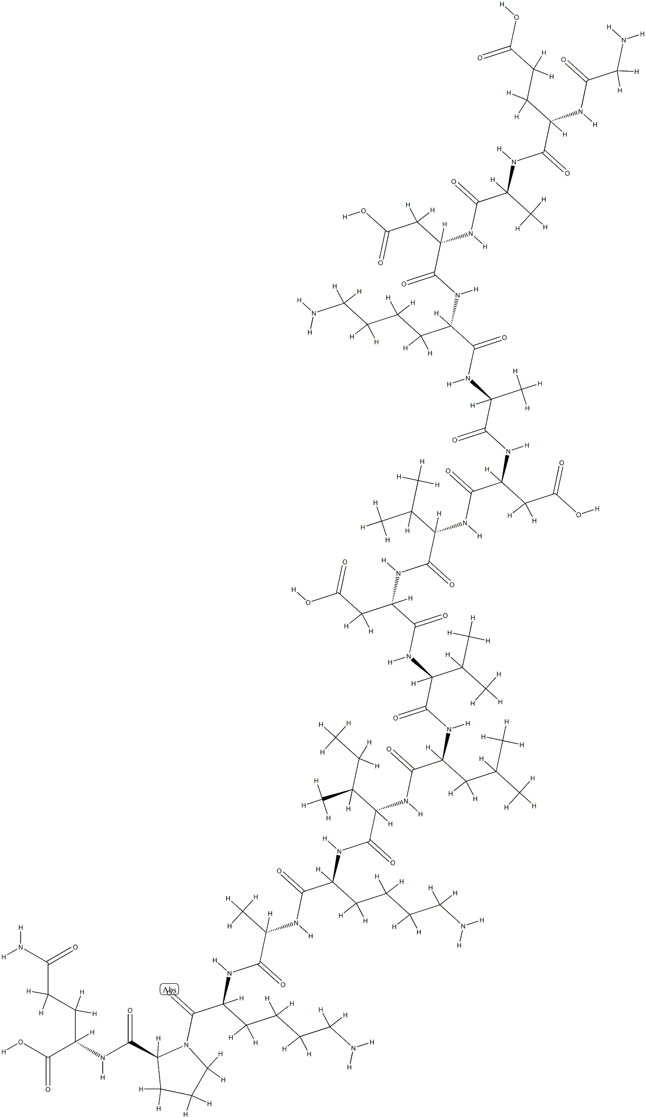 parathyroid hormone (68-84) 结构式