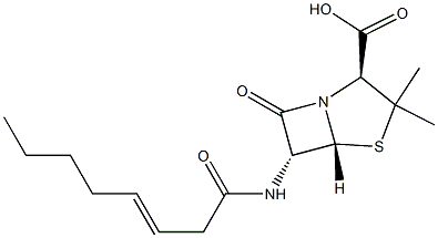octenoylpenicillin Structure