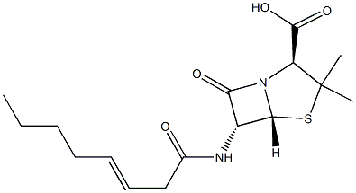 octenoylpenicillin 结构式