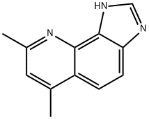 1H-Imidazo[4,5-h]quinoline,6,8-dimethyl-(9CI) Structure