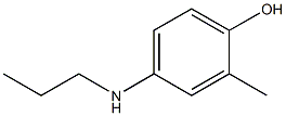 2-methyl-4-(propylamino)phenol Struktur