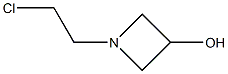 1-(2-chloroethyl)azetidin-3-ol 结构式