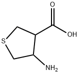 4-Amino-tetrahydro-thiophene-3-carboxylic acid Struktur