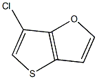 6-chlorothieno[3,2-b]furan 结构式