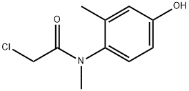 2-chloro-N-(4-hydroxy-2-methylphenyl)-N-methylacetamide 结构式