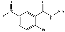 2-bromo-5-nitrobenzohydrazide 化学構造式