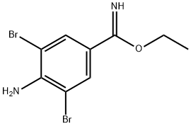 ethyl 4-amino-3,5-dibromobenzimidate Structure