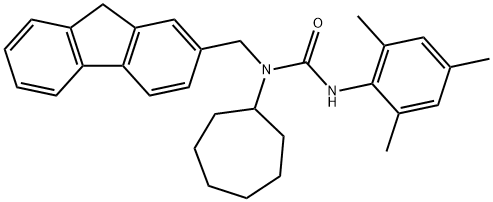 N-사이클로헵틸-N-(9H-플루오렌-2-일메틸)-N'-(2,4,6-트리메틸페닐)우레아