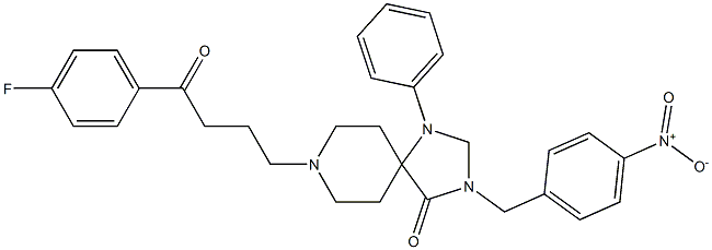 N-(4-nitrobenzyl)spiperone Struktur