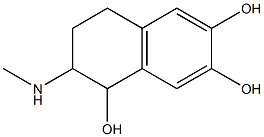 1,6,7-Naphthalenetriol,1,2,3,4-tetrahydro-2-(methylamino)-(9CI),138147-82-7,结构式
