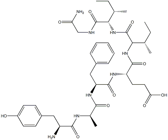 deltorphin II, Ile(5,6)- Structure