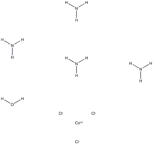 tetraammine(chloroaquo)cobalt(III) Structure