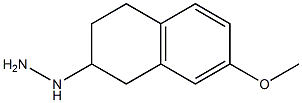 1-(1,2,3,4-tetrahydro-6-methoxynaphthalen-3-yl)hydrazine Structure