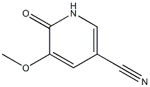 3-Pyridinecarbonitrile,1,6-dihydro-5-methoxy-6-oxo-(9CI) 结构式