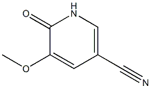 3-Pyridinecarbonitrile,1,6-dihydro-5-methoxy-6-oxo-(9CI) Structure