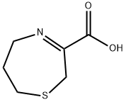 1,4-Thiazepine-3-carboxylicacid,2,5,6,7-tetrahydro-(9CI),138407-03-1,结构式