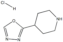 4-(1,3,4-恶二唑-2-基)哌啶盐酸盐,1384079-20-2,结构式