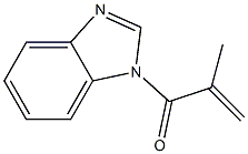 1H-Benzimidazole,1-(2-methyl-1-oxo-2-propenyl)-(9CI) 结构式