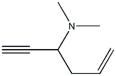 5-Hexen-1-yn-3-amine,N,N-dimethyl-(9CI) Structure