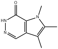 7H-Pyrrolo[2,3-d]pyridazin-7-one,1,6-dihydro-1,2,3-trimethyl-(9CI) Structure