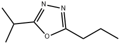 1,3,4-Oxadiazole,2-(1-methylethyl)-5-propyl-(9CI),138723-97-4,结构式