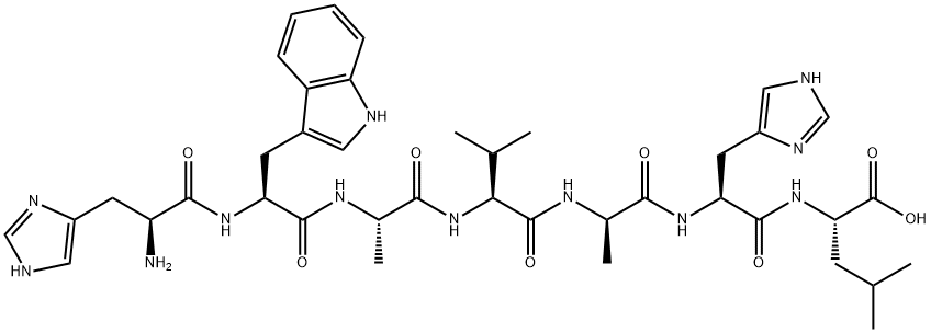 gastrin releasing peptide (20-26), Ala(24)-,138749-62-9,结构式