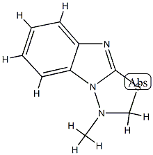 1,3,4-Thiadiazolo[3,2-a]benzimidazole,2,3-dihydro-3-methyl-(9CI) 化学構造式