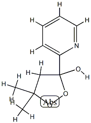 1,2-Dioxolan-3-ol,5,5-dimethyl-3-(2-pyridinyl)-(9CI),138835-99-1,结构式