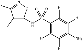 Sulfisoxazole-d4 Structure