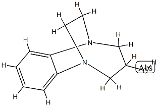 1,5-Ethano-2H-1,5-benzodiazepin-3-ol,3,4-dihydro-,(1-alpha-,3-bta-,5-alpha-)-(9CI) 化学構造式