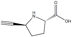 D-Proline, 5-ethynyl-, (5R)-rel- (9CI),138957-98-9,结构式