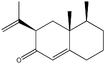 (3R)-4,4a,5,6,7,8-Hexahydro-4aβ,5β-dimethyl-3β-(1-methylethenyl)naphthalen-2(3H)-one,13902-42-6,结构式