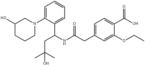 2-Ethoxy-4-[2-[[1-[2-(3-hydroxy-1-piperidinyl)phenyl]-3-hydroxyMethylbutyl]aMino]-2-oxoethyl]|3',3''-DIHYDROXYREPAGLINIDE