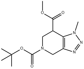 1391732-40-3 5-叔-丁基 7-甲基 1-甲基-6,7-二氢-1H-[1,2,3]三唑并[4,5-C]吡啶-5,7(4H)-二甲酸基酯