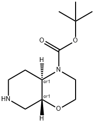 Trans-Tert-Butyl Octahydro-1H-Pyrido[3,4-B][1,4]Oxazine-1-Carboxylate Structure