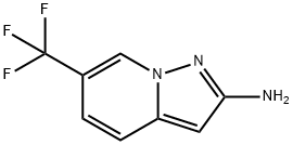 6-(三氟甲基)吡唑并[1,5-A]吡啶-2-胺,1391821-43-4,结构式