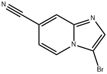 3-bromoimidazo[1,2-a]pyridine-7-carbonitrile Struktur