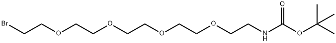 N-Boc-PEG4-bromide Structure
