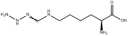 omega-N-aminohomoarginine 结构式