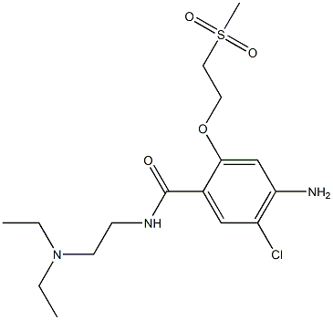 metoclopramide sulfone Struktur