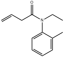 N-Ethyl-3-buteno-o-toluidide Structure