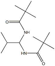 N-isobutylidenedipivalamide 结构式