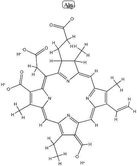 CHLOROPHYLLINB 结构式