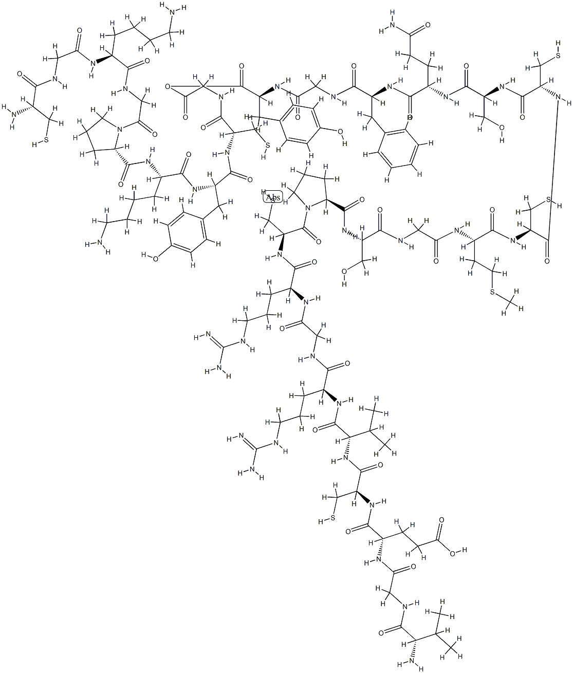 antimicrobial peptide 1, plant Struktur