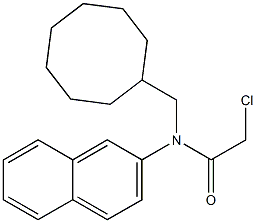 2-chloro-N-(cyclooctylmethyl)-N-(naphthalen-2-yl)acetamide|