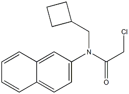 2-chloro-N-(cyclobutylmethyl)-N-(naphthalen-2-yl)acetamide Structure