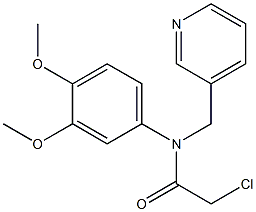 2-chloro-N-(3,4-dimethoxyphenyl)-N-((pyridin-3-yl)methyl)acetamide|