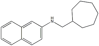 N-(cycloheptylmethyl)naphthalen-2-amine Structure